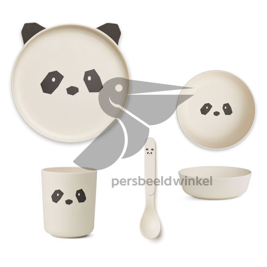 Kinderservies Panda Bamboe Box Set - Creme de la Creme