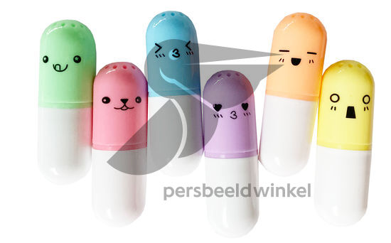 Mini Markers Happy Pill