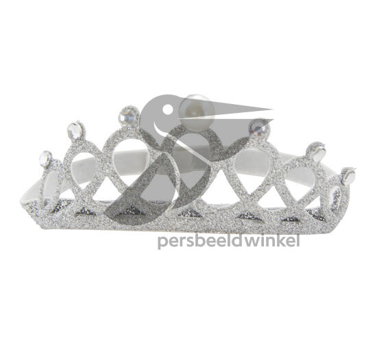 Haarband Crown Dazzle silver