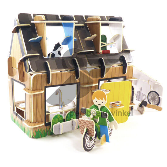 3D huis speelgoed bouwpakket