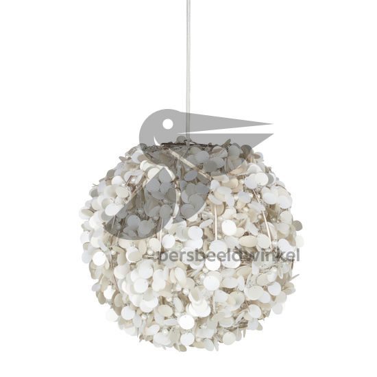 Hanglamp bloemen wit