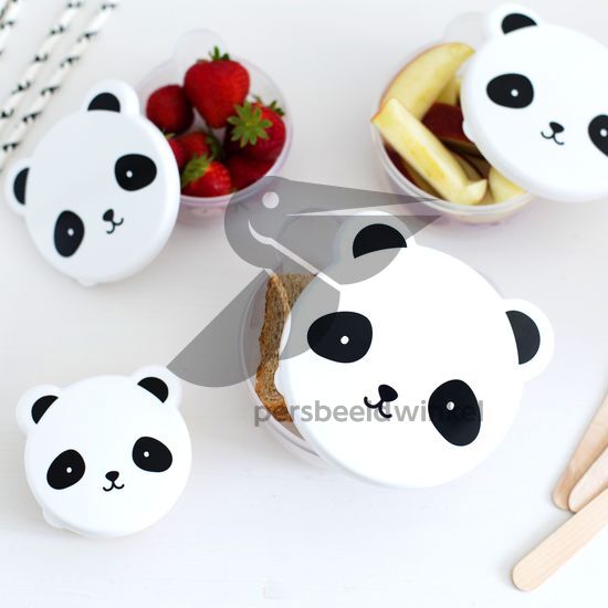 Snackbox set van 4, Panda